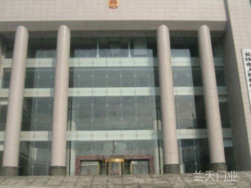 長(zhǎng)沙市人大旋轉(zhuǎn)門(mén)